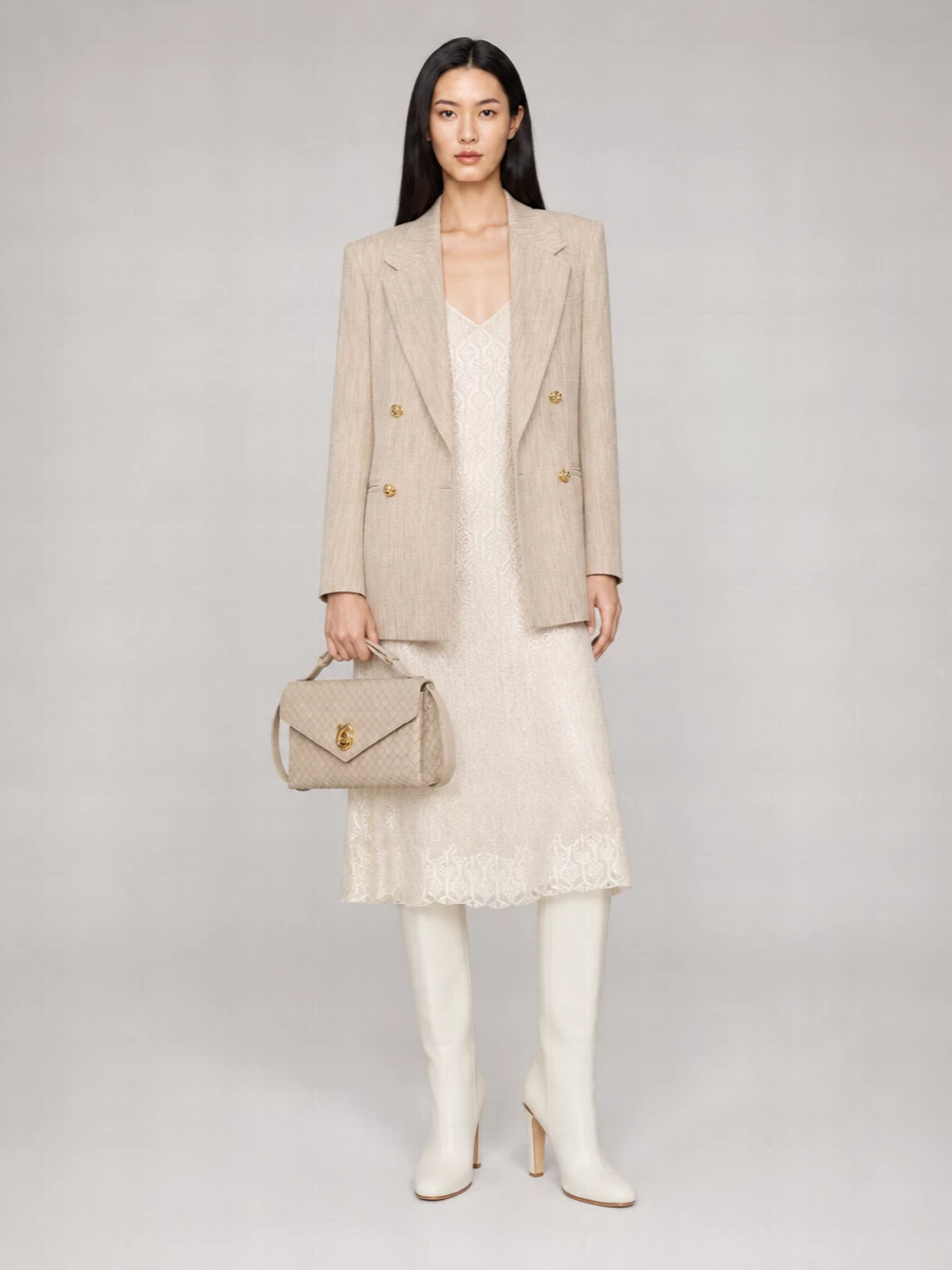 Bottega Veneta Silk Blend Blazer
