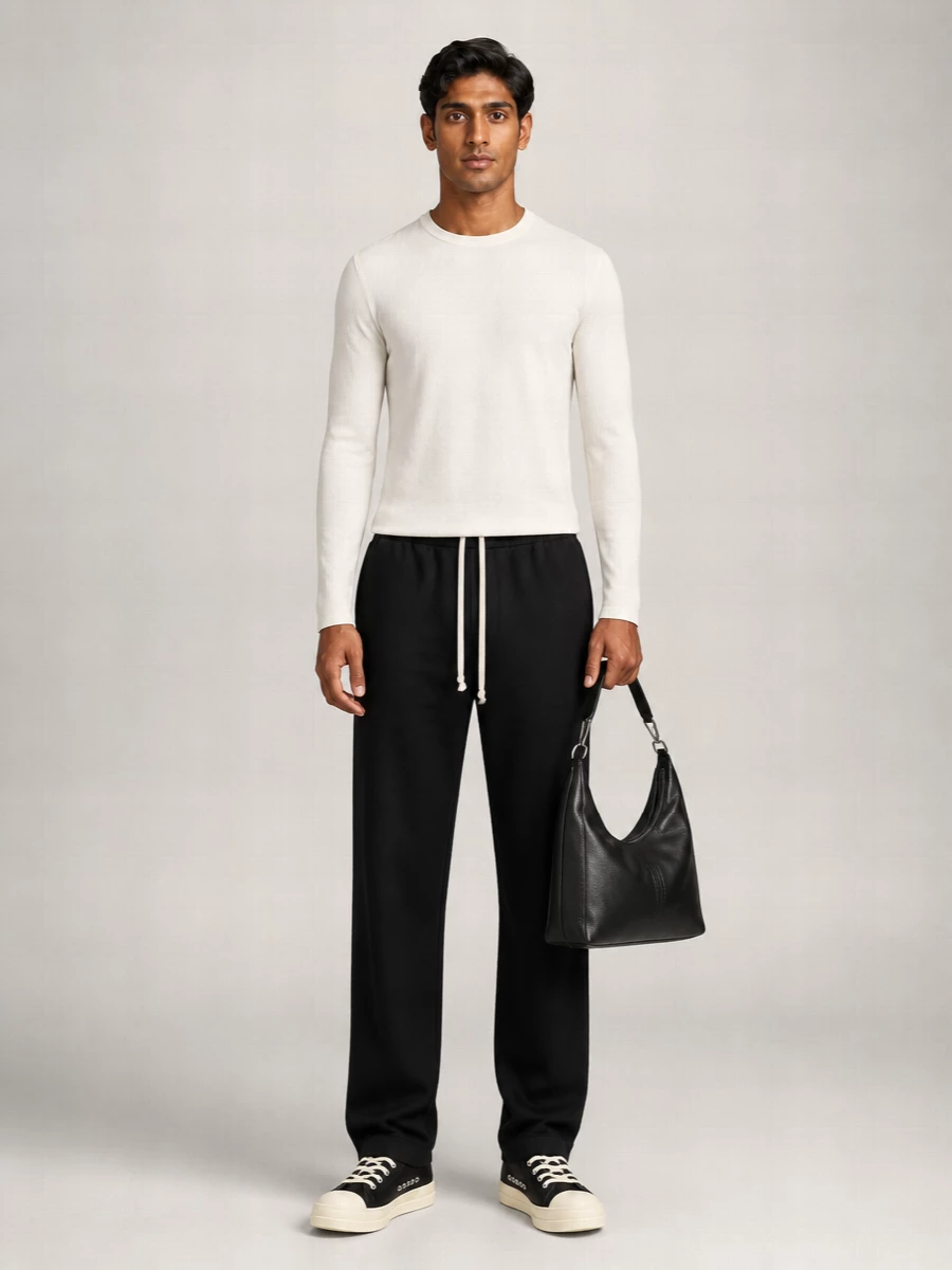 Rick Owens Silk-Blend Ribbed Slim-Fit Long-Sleeve T-Shirt