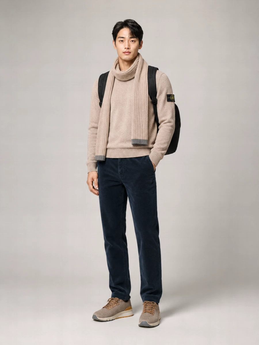 Stone Island Alpaca Wool Jumper