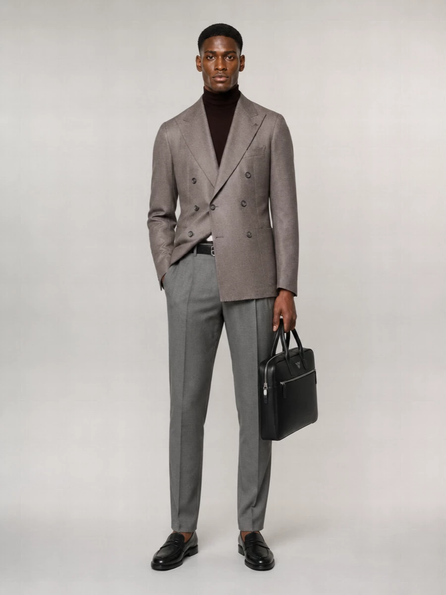Pt Torino Wool Tailored Trousers