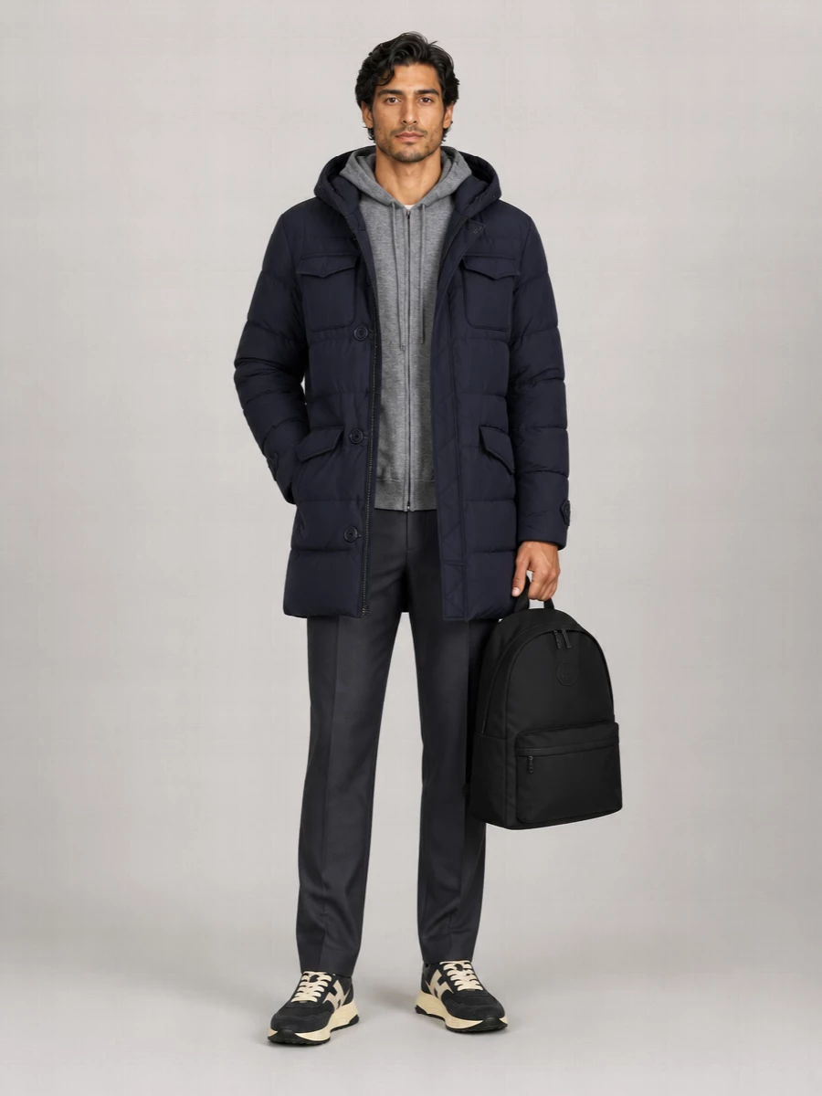 Herno Nylon Quilted Down Jacket