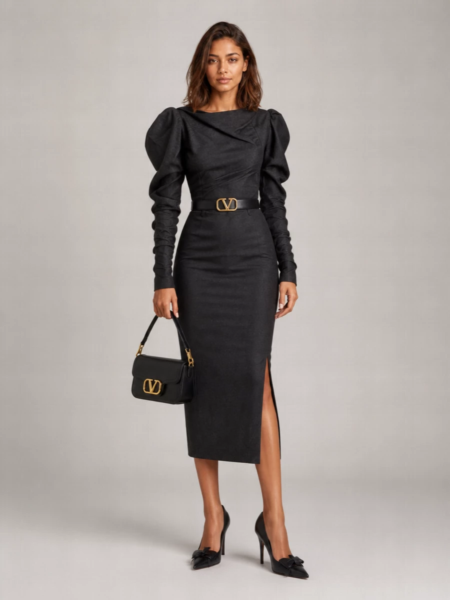 Vivienne Westwood Wool Knee-Length Dress