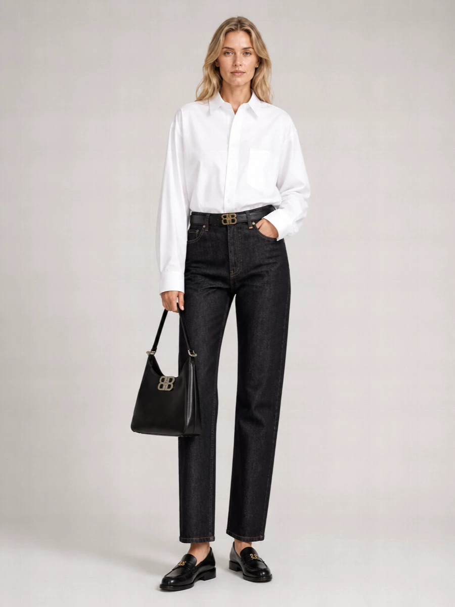 Balenciaga Bb Soft Small Leather Shoulder Bag