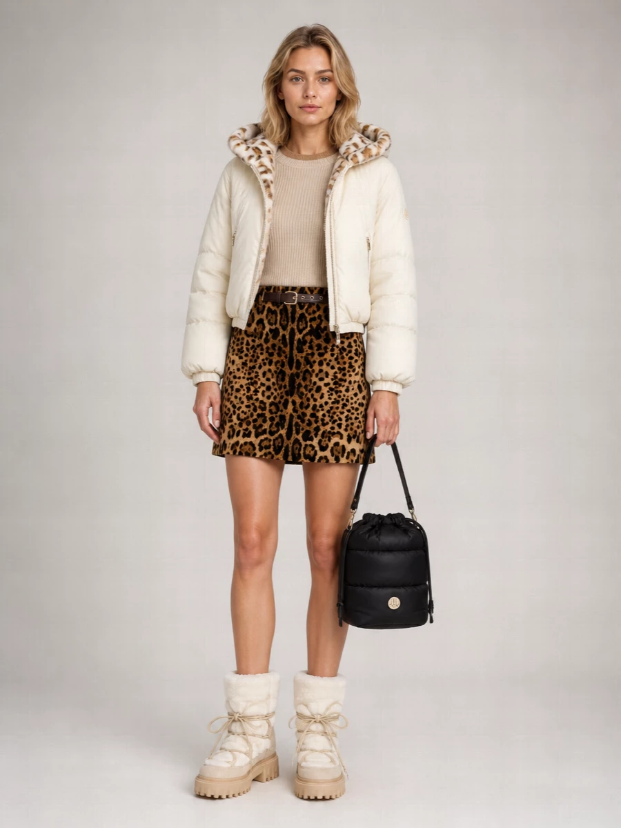 Moose Knuckles Reversible Faux Fur Coat