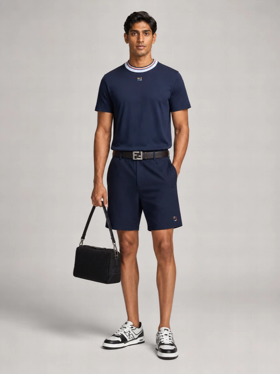 Fendi Nylon Swim Shorts