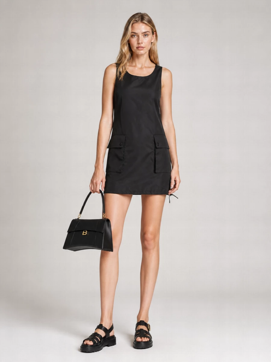 Prada Leather Flatform Sandals