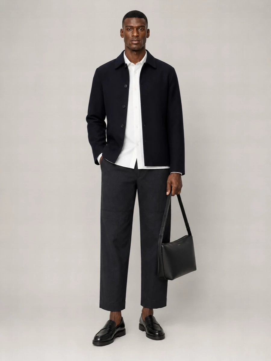 Jil Sander Cashmere Wool Shirt Jacket
