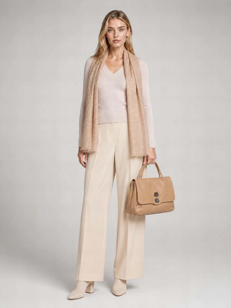 Weekend Max Mara Wool Silk Cashmere V-Neck Sweater