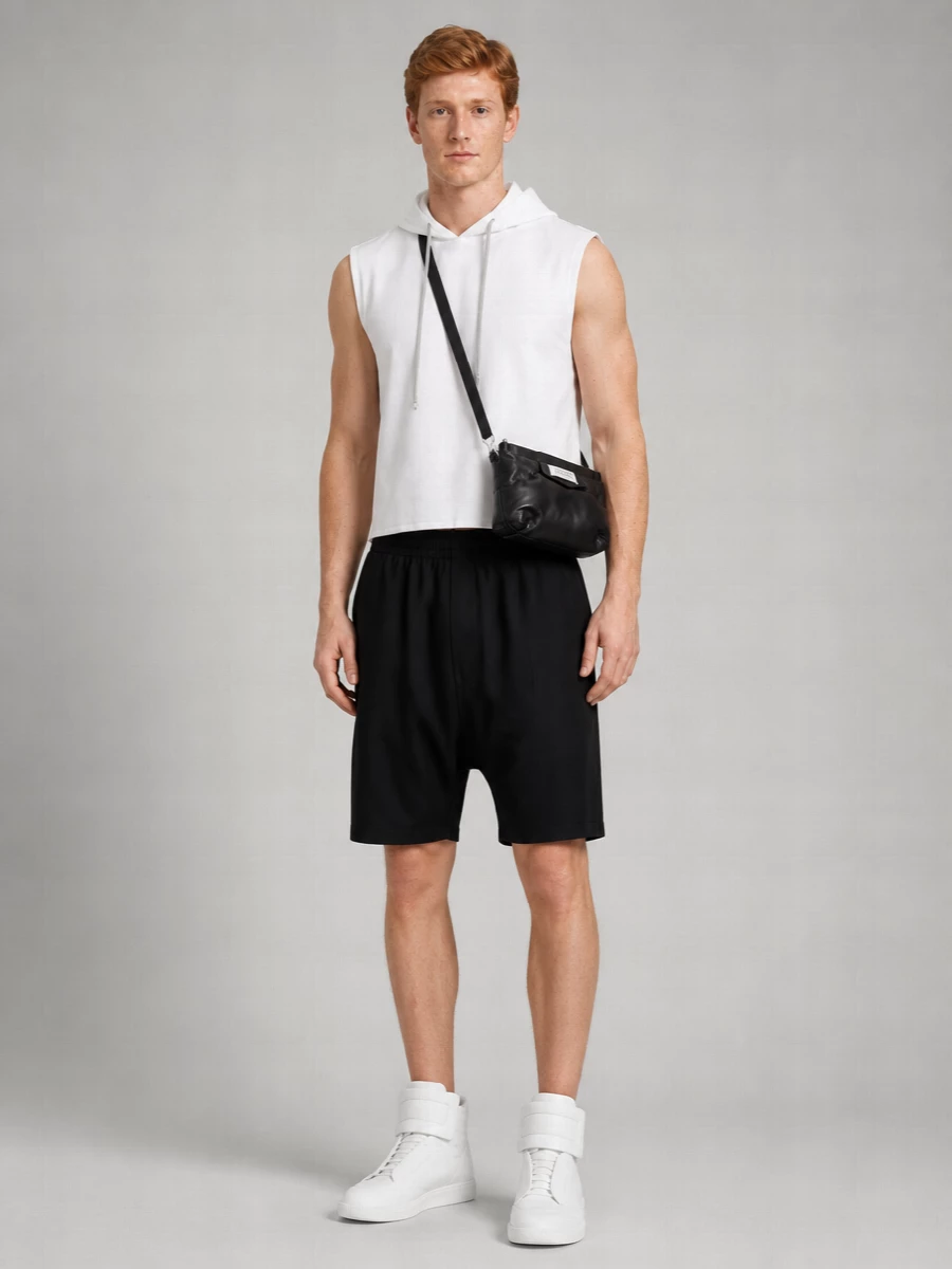 Maison Margiela Leather Mid-Top Sneakers