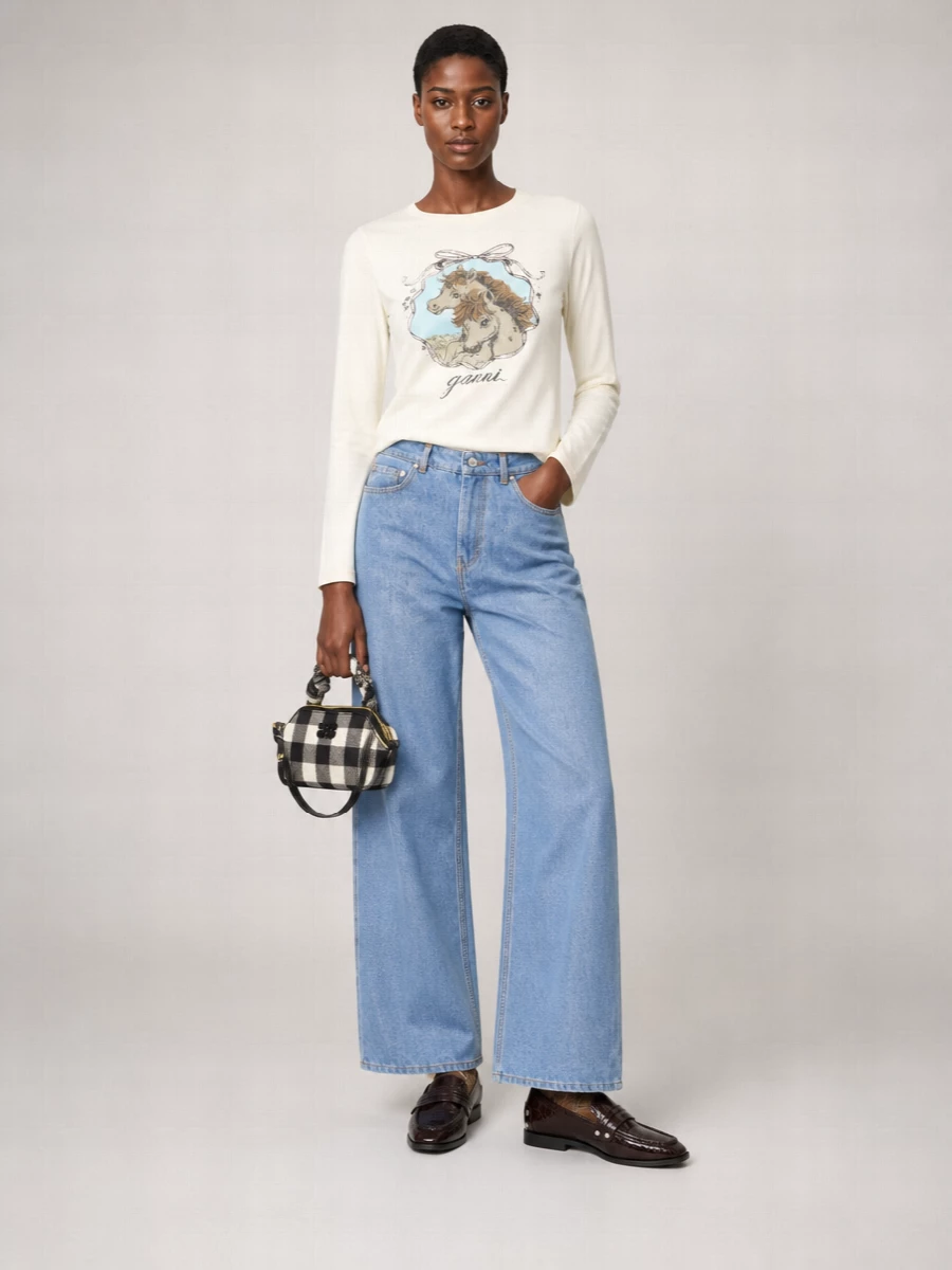 Ganni Cotton T-Shirt