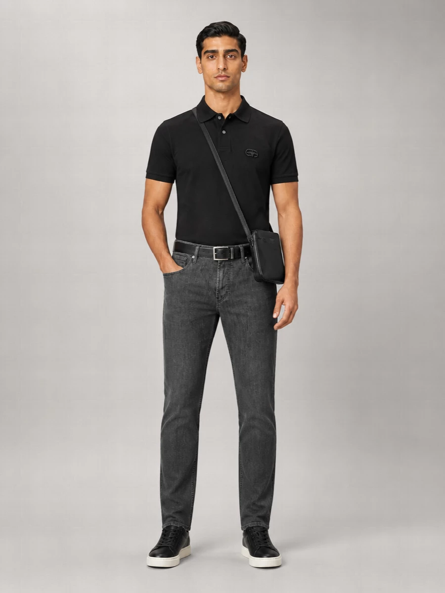 Emporio Armani Cotton Short-Sleeve Polo Shirt