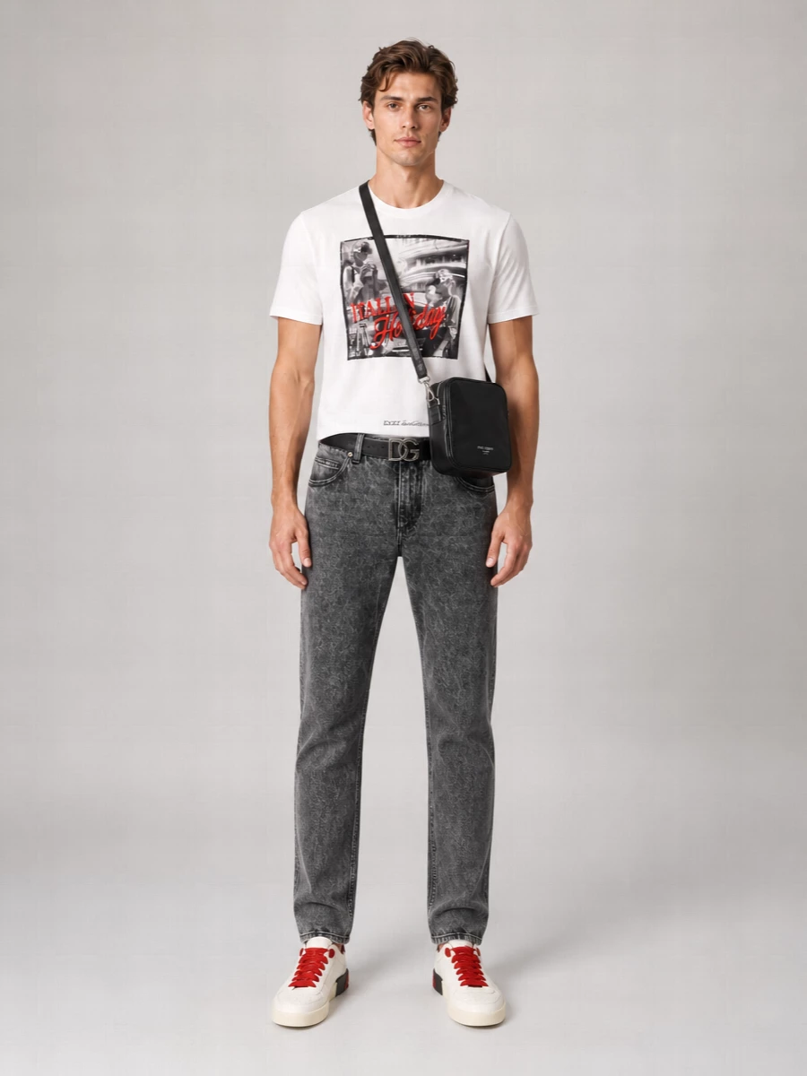 Dolce&Gabbana Cotton Graphic-Print T-Shirt