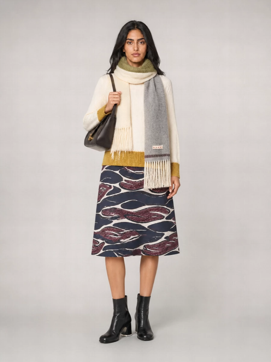 Marni Mohair Alpaca Scarf