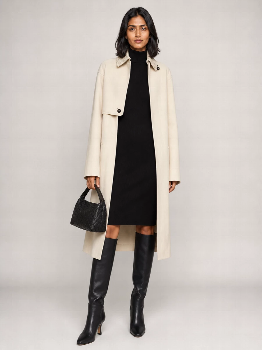 Bottega Veneta Embroidered Trench Coat