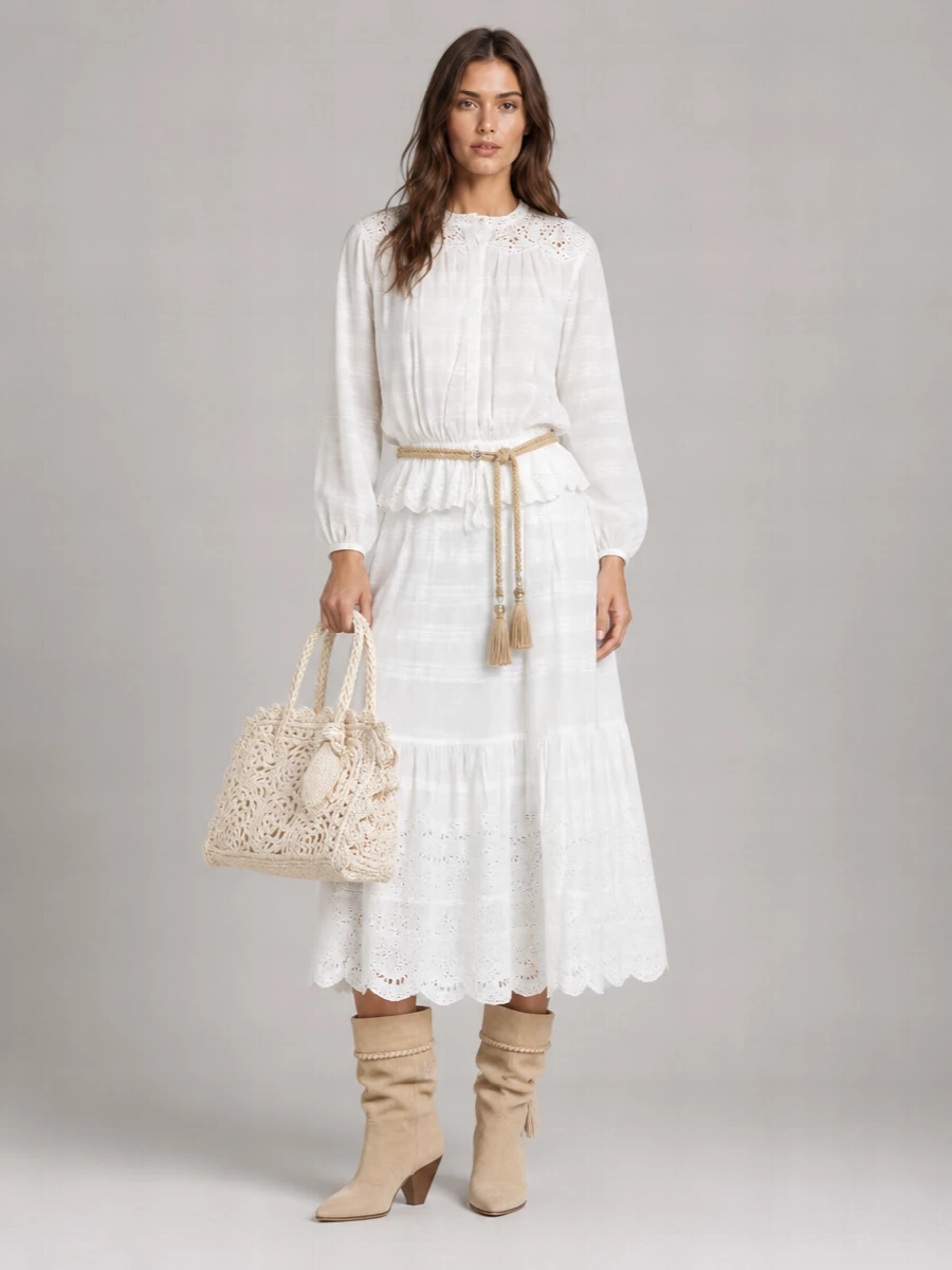 Isabel Marant Etoile Cotton Broderie Anglaise Blouse