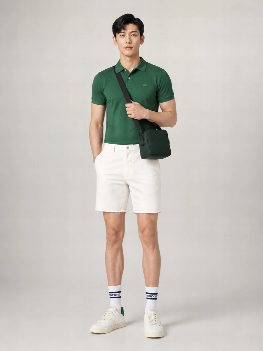 Lacoste Silk Short-Sleeve Polo Shirt
