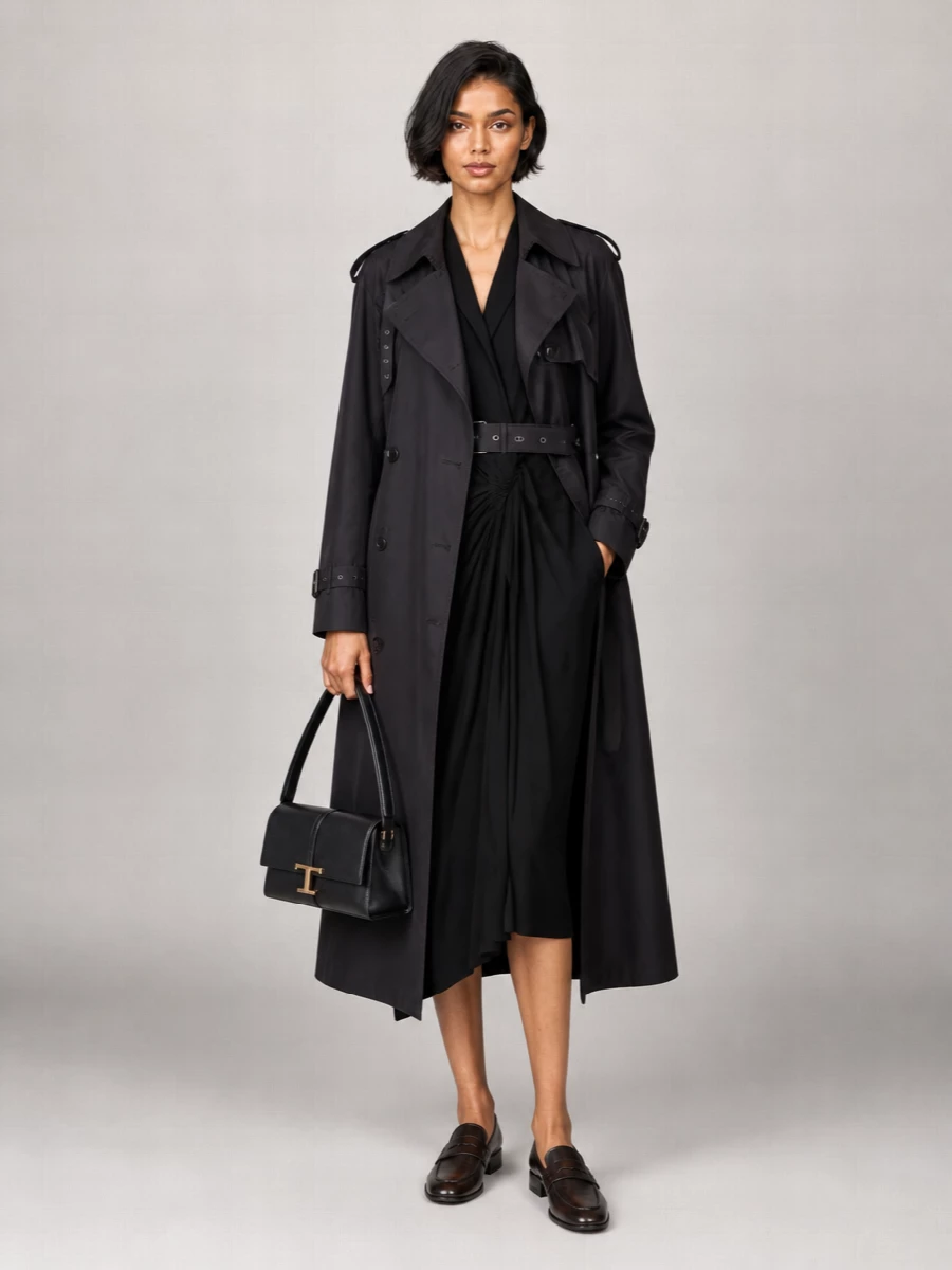 Dries Van Noten Cotton Trench Coat