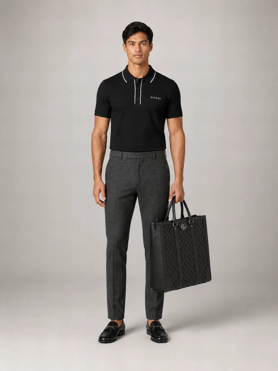 Gucci Fabric Shoulder Bag