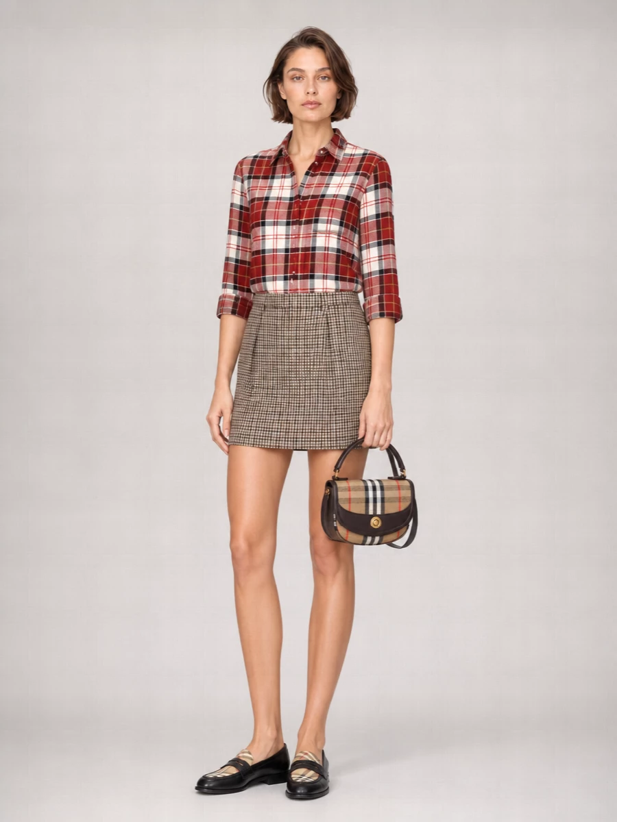 Barbour Checked Cotton Long-Sleeve Shirt