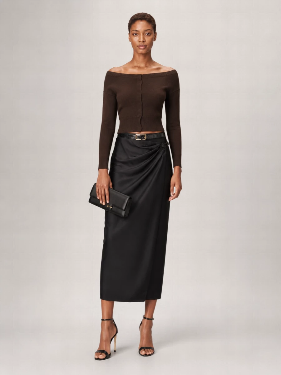 Tom Ford Cashmere V-Neck Cropped Cardigan