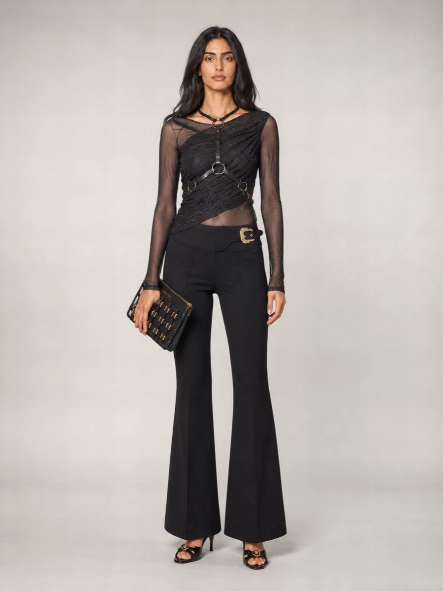 Versace Jeans Couture Tulle Blouse