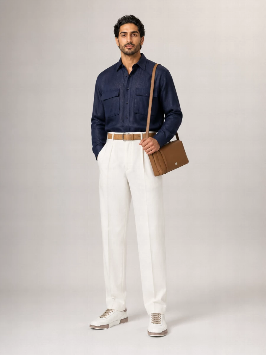 Dolce&Gabbana Linen Oversized Shirt