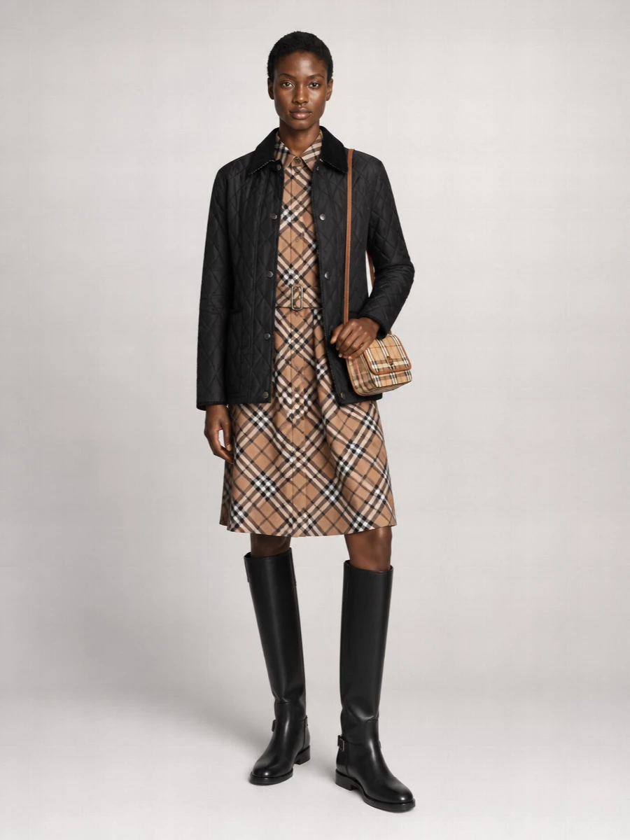 Burberry Quilted Oversized Jacket