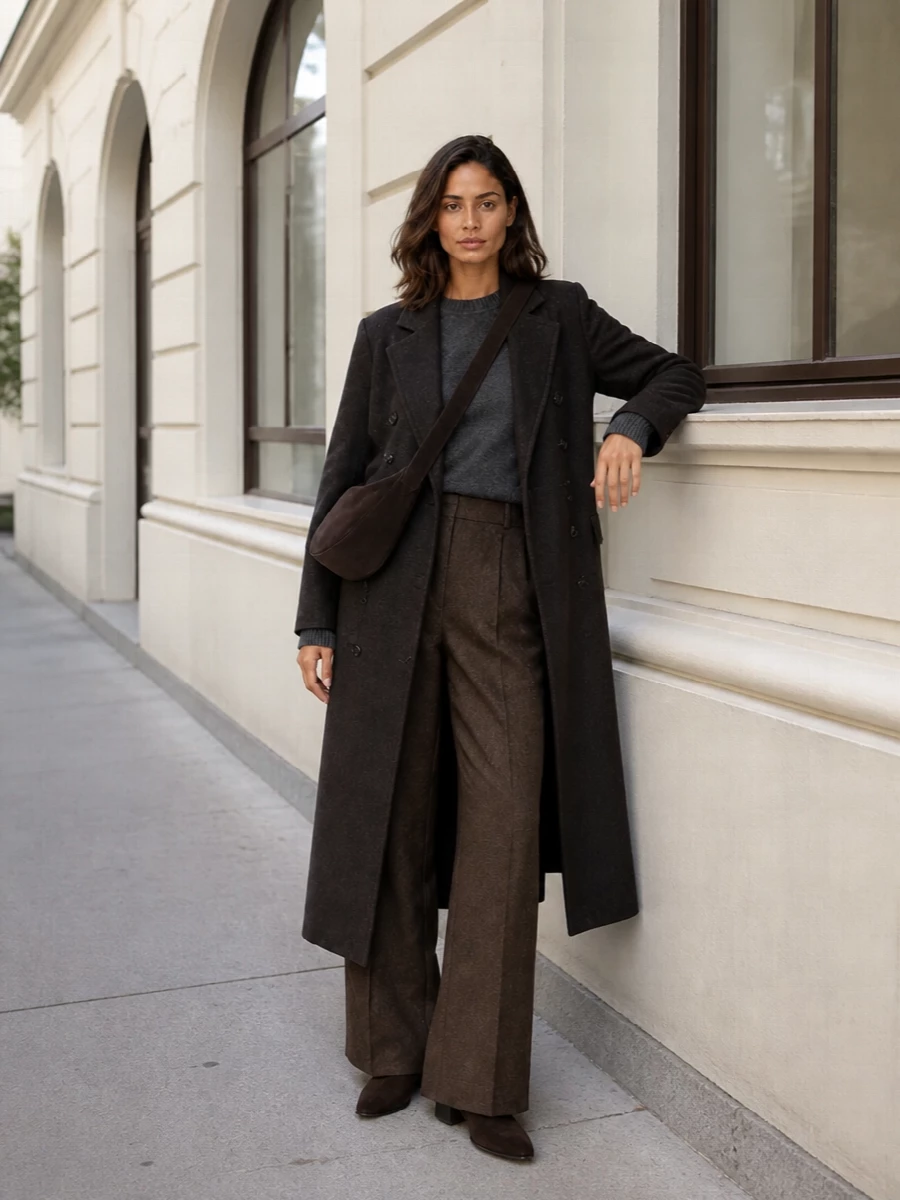 Max mara wide leg trousers loulou studio coat