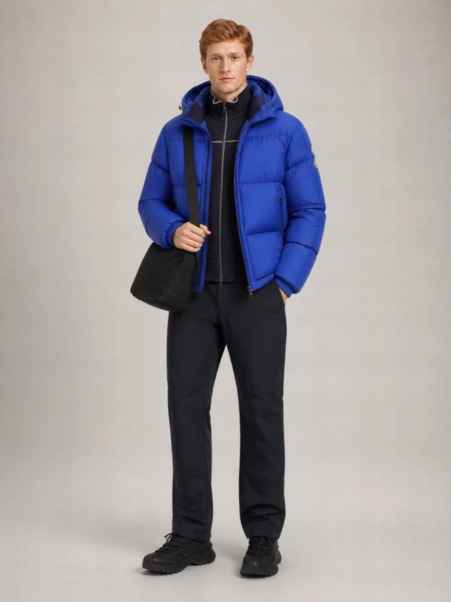 Moncler Down Hooded Quilted Puffer Jacket