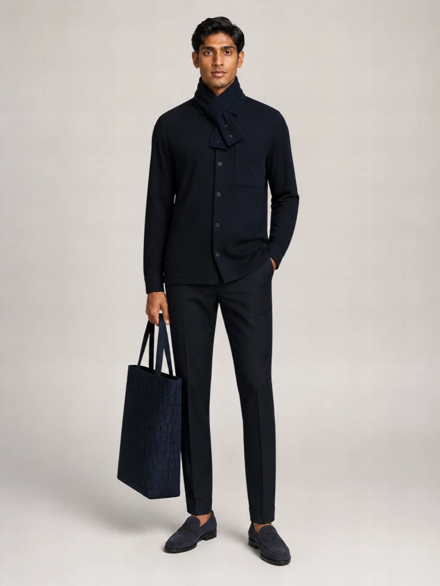 Vince Cotton Overshirt Jacket