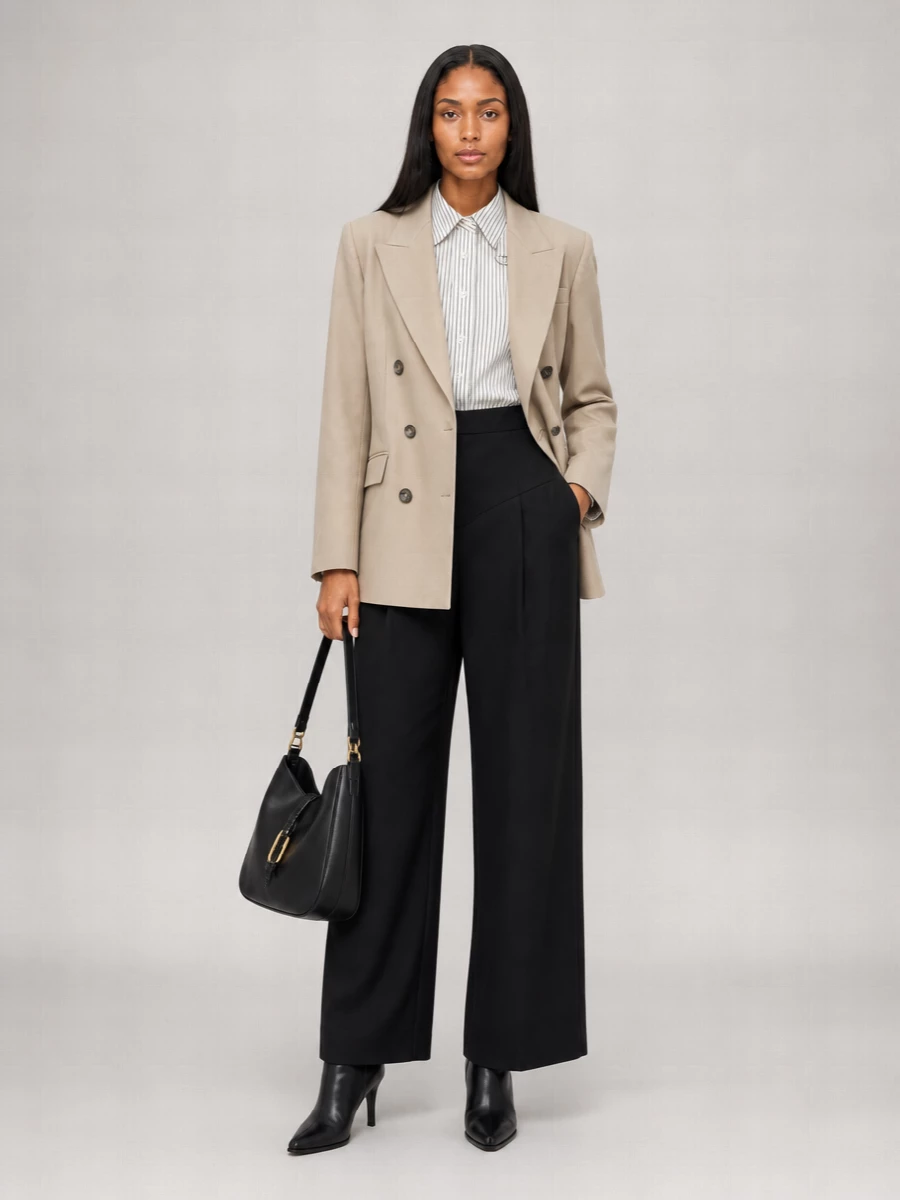 Isabel Marant Virgin Wool Double-Breasted Blazer