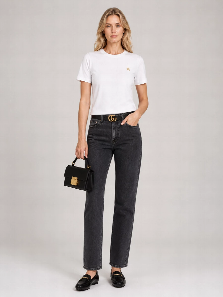 Golden Goose Small Leather Shoulder Bag