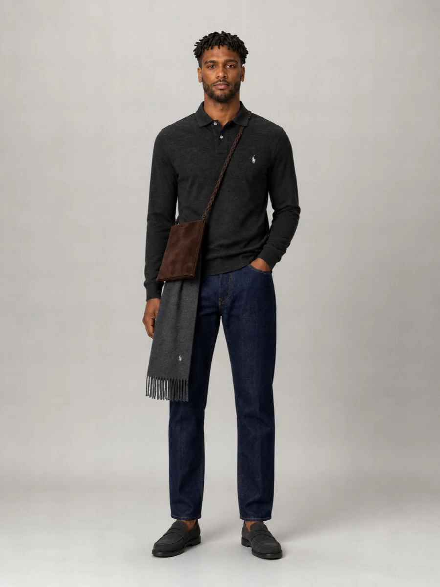 Ralph Lauren cotton long-sleeve polo shirt