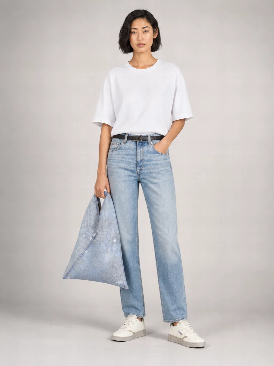 Haikure Denim Straight-Leg Jeans