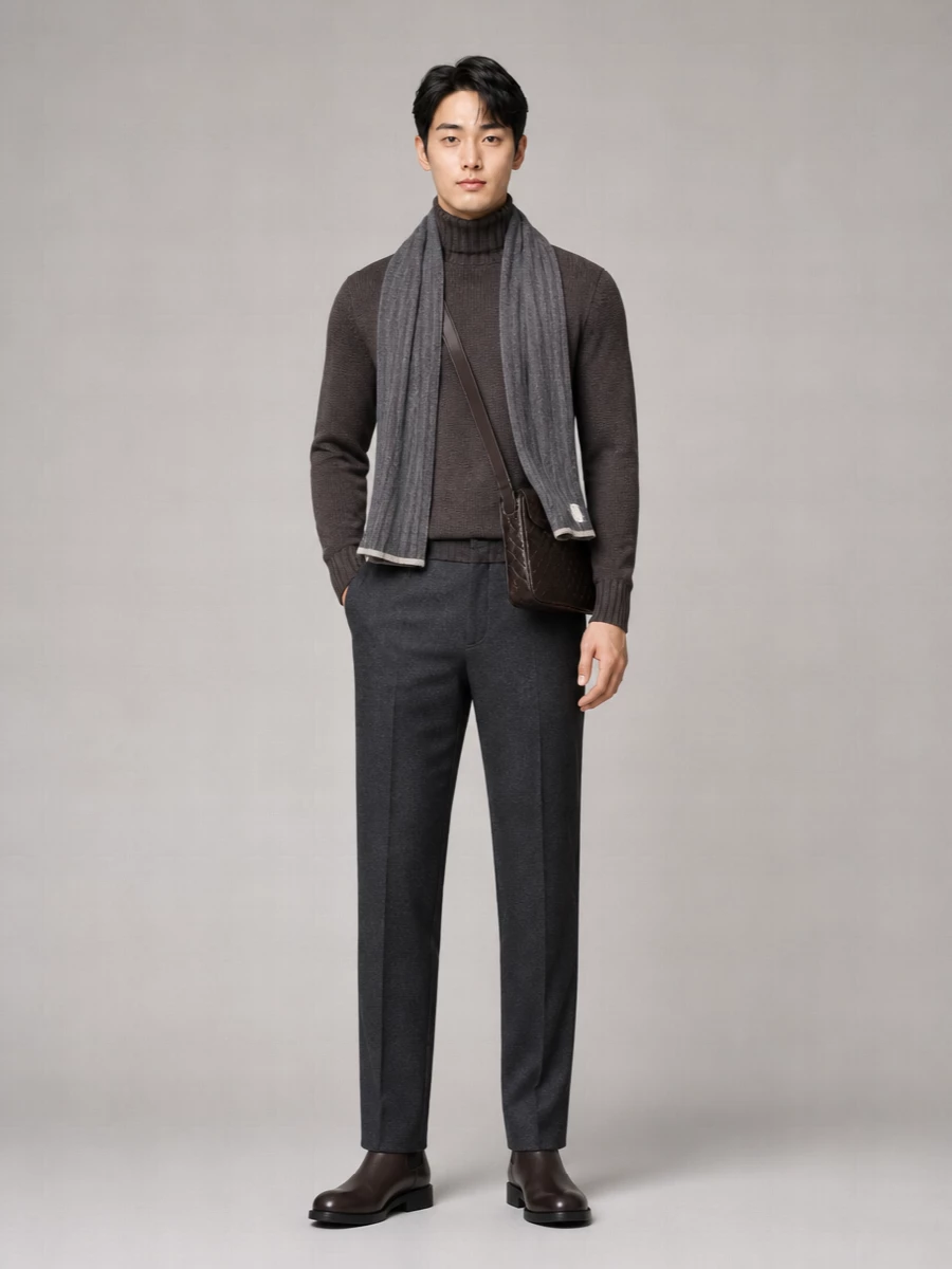 Studio Nicholson Wool Yak Crew Neck Jumper