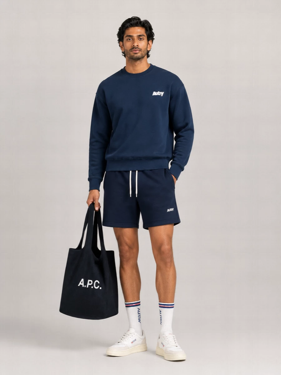 Autry Cotton Regular-Fit Logo-Print Sweatshirt