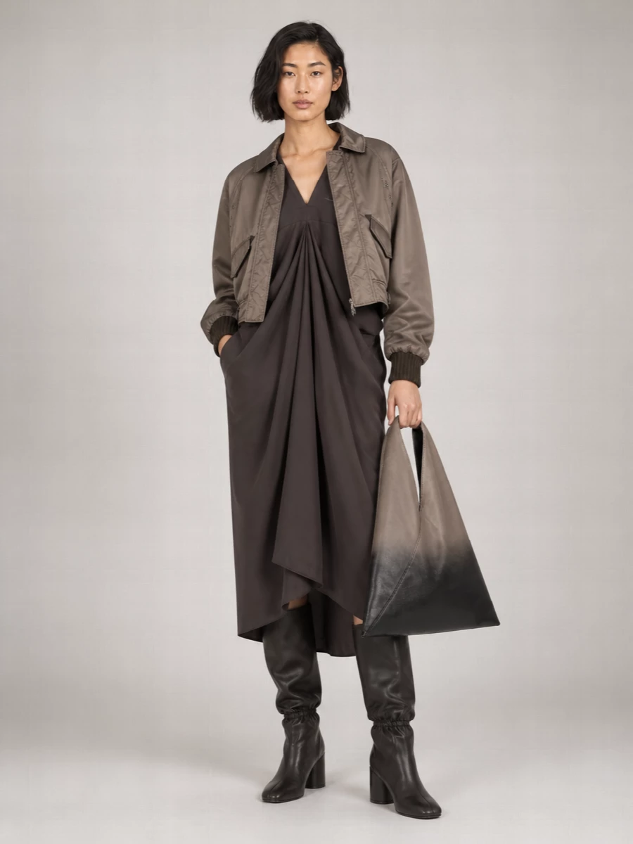Mm6 Maison Margiela Japanese Small Leather Tote Bag