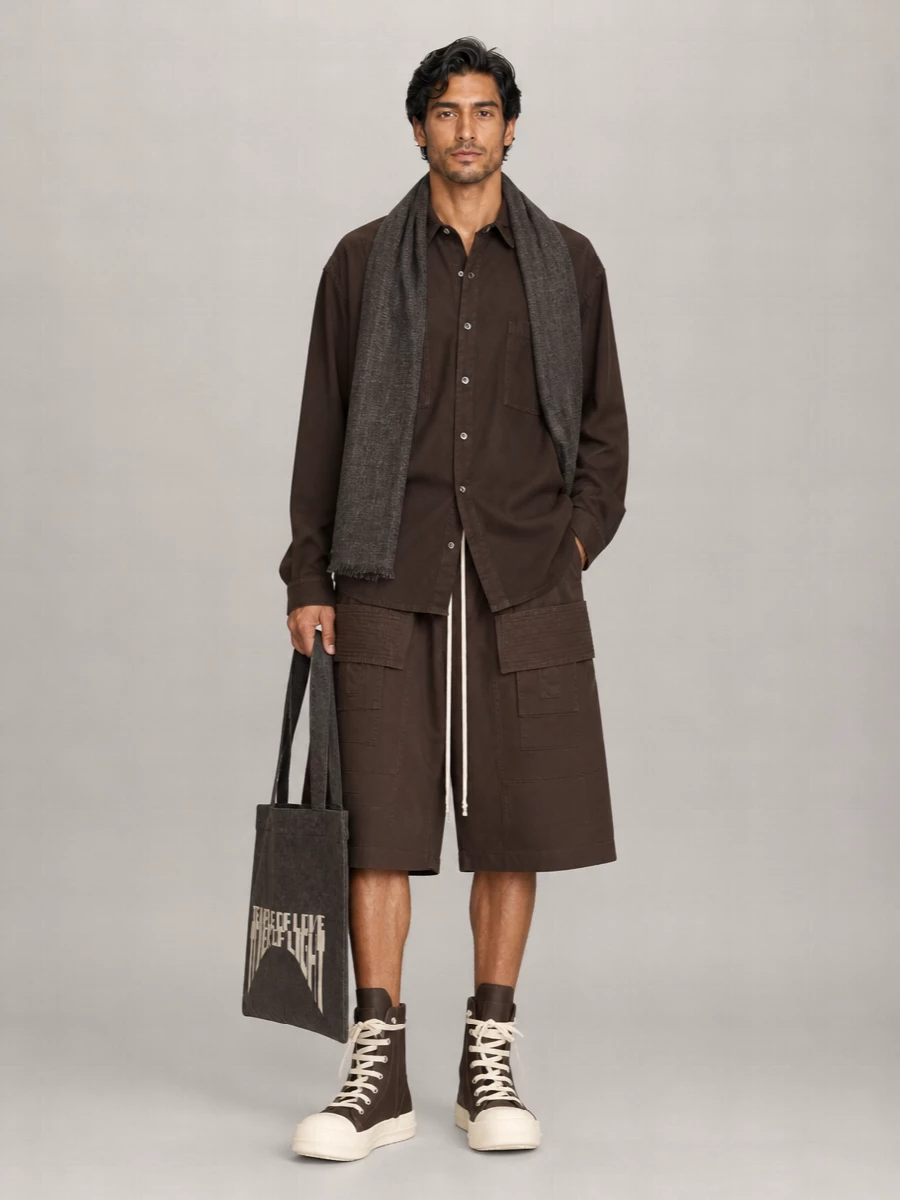 Rick Owens Drkshdw Cotton Tote Bag