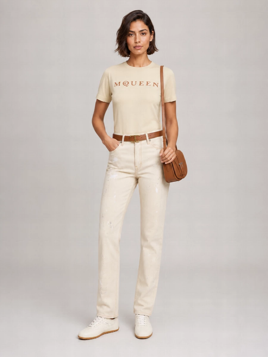 Alexander Mcqueen Cotton Logo T-Shirt
