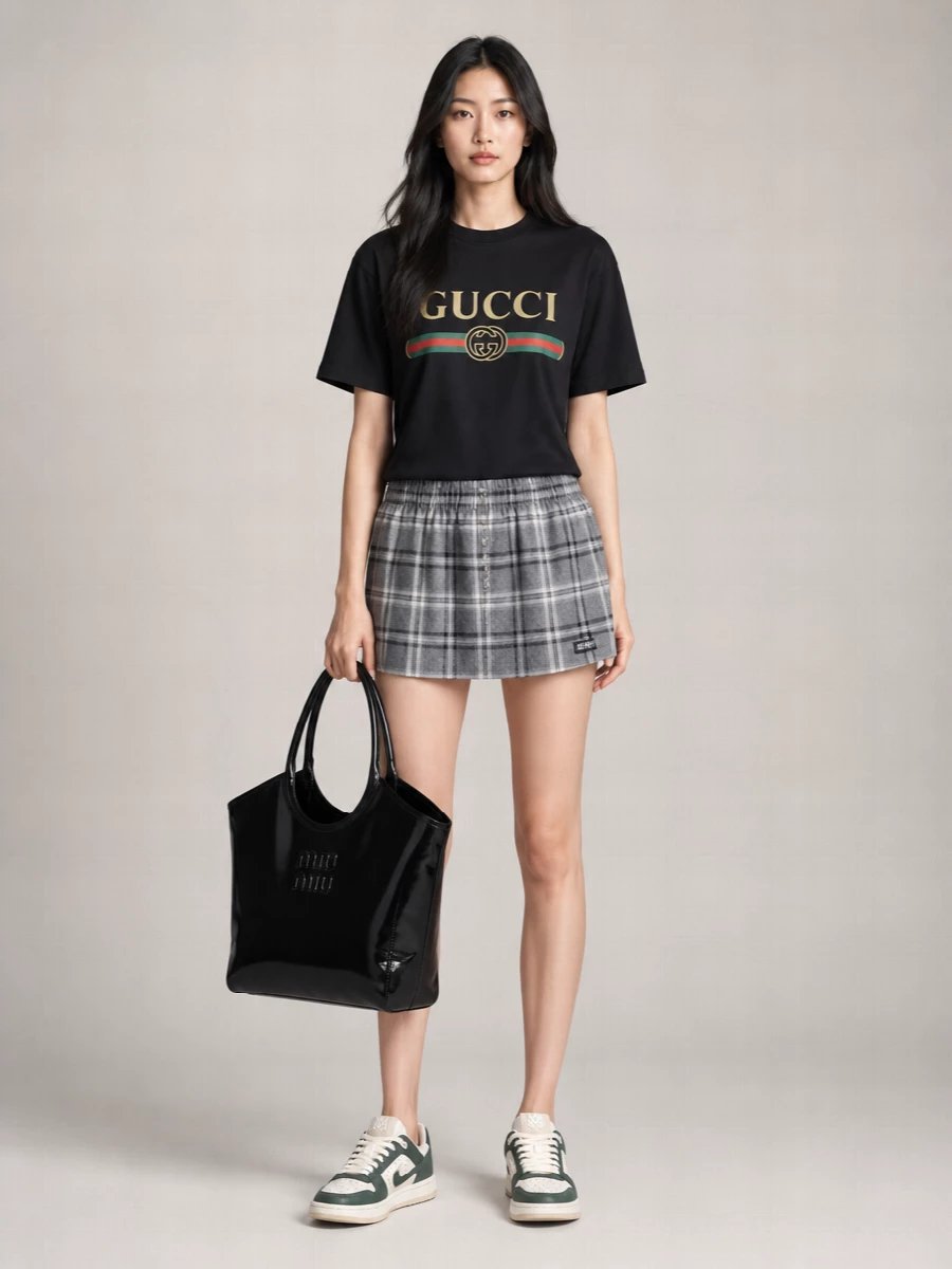 Miu Miu Calf Leather Tote Bag