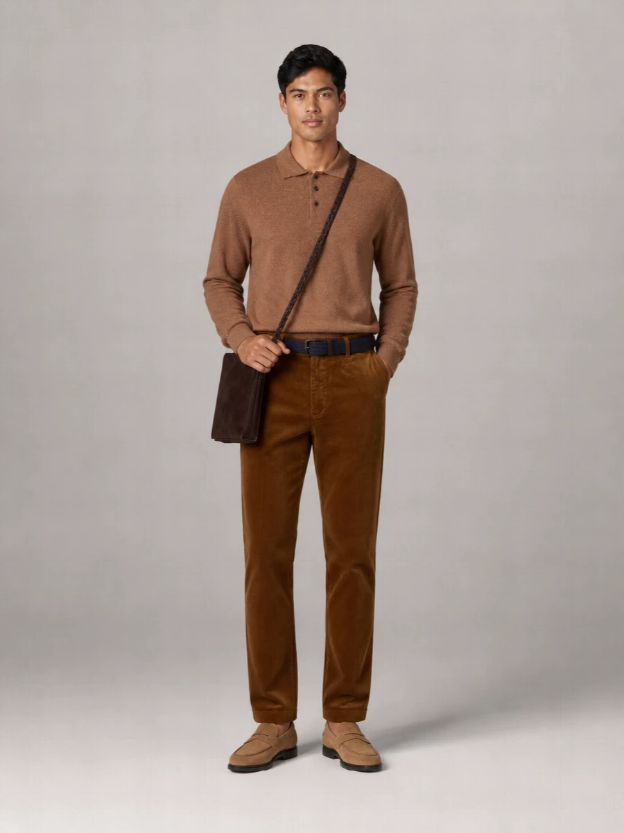 Beams Plus Wool Polo Sweater