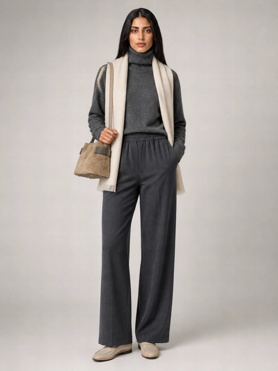 Brunello Cucinelli Wide-Leg Trousers