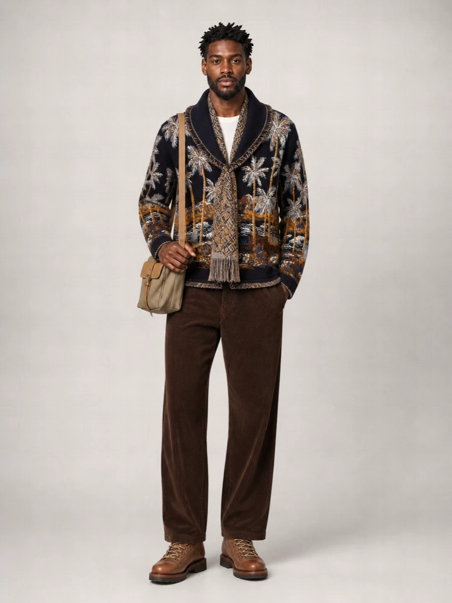 Alanui Embroidered Wool-Blend Cardigan
