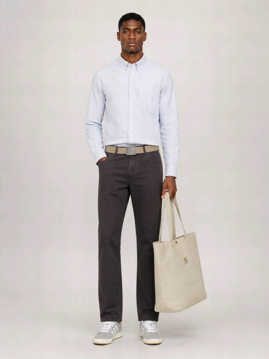 Carhartt Wip Cotton Oxford Long-Sleeve Shirt