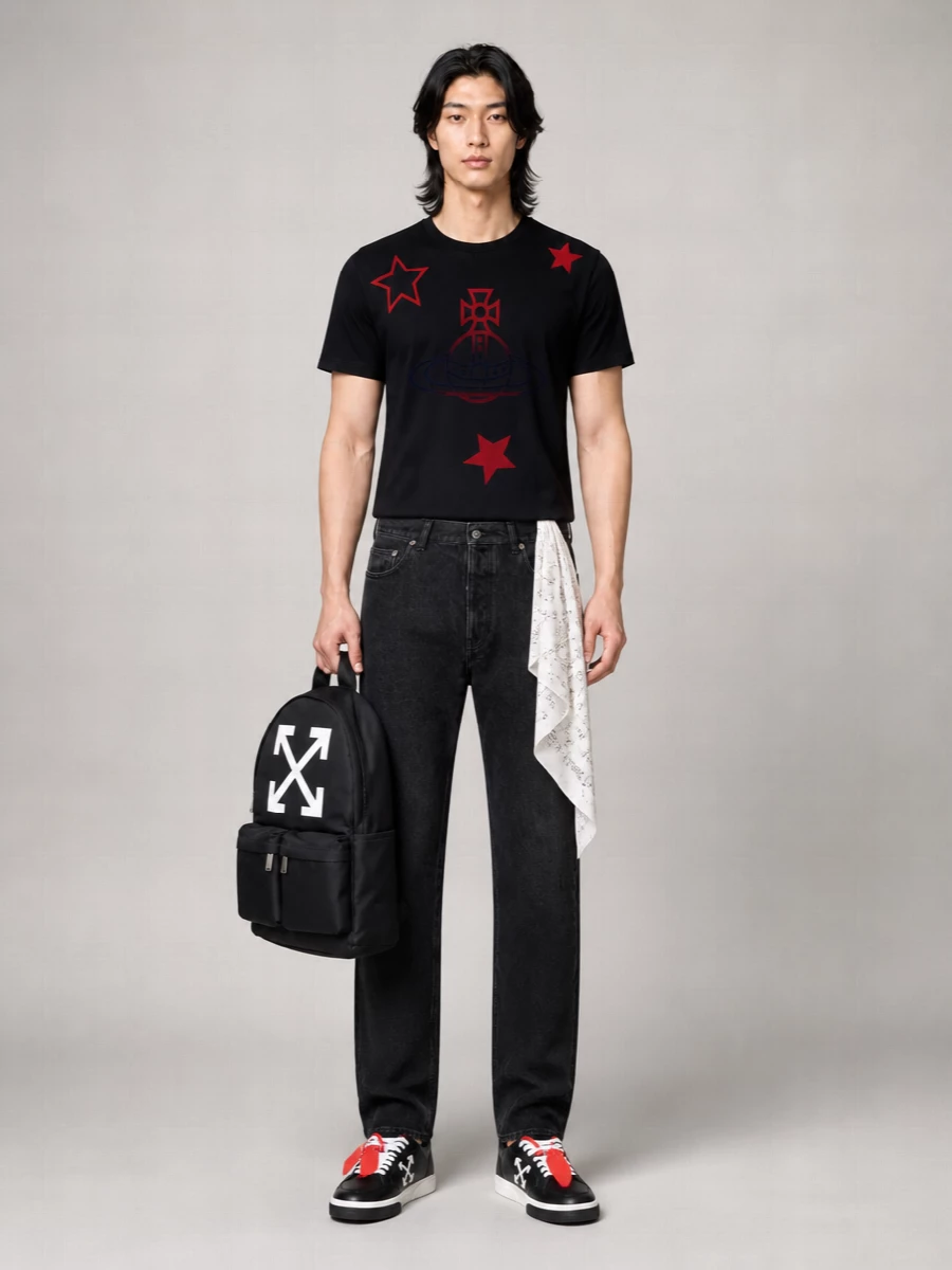 Vivienne Westwood Cotton Crew-Neck Short-Sleeve T-Shirt