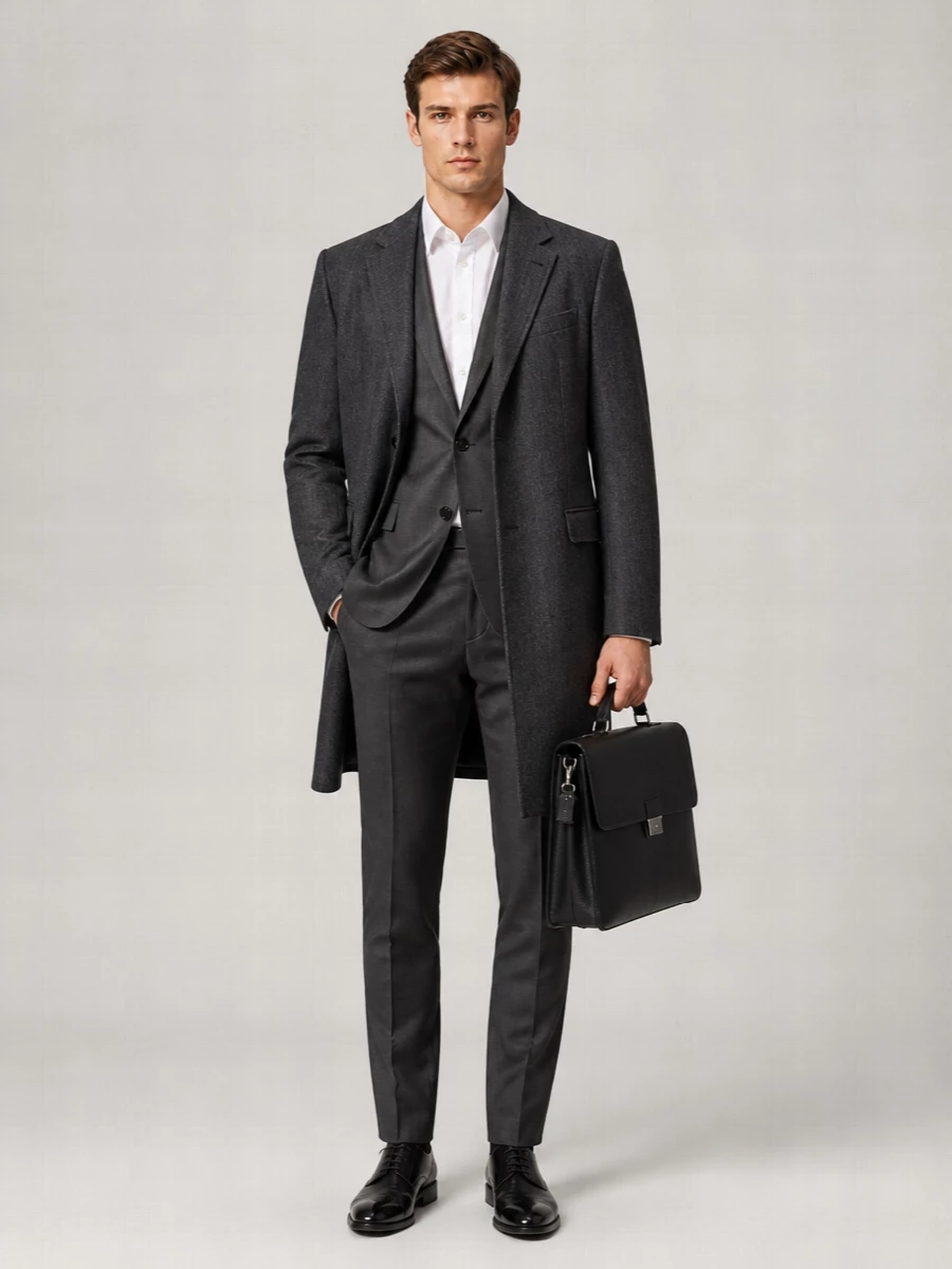 Dolce&Gabbana Leather Top-Handle Briefcase