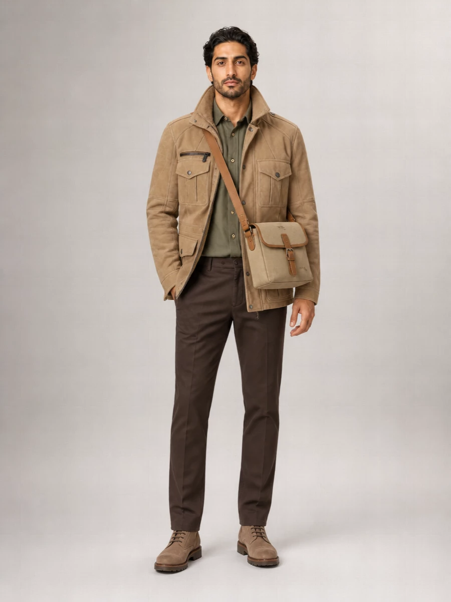 Brunello Cucinelli Lambskin Single Breasted Coat