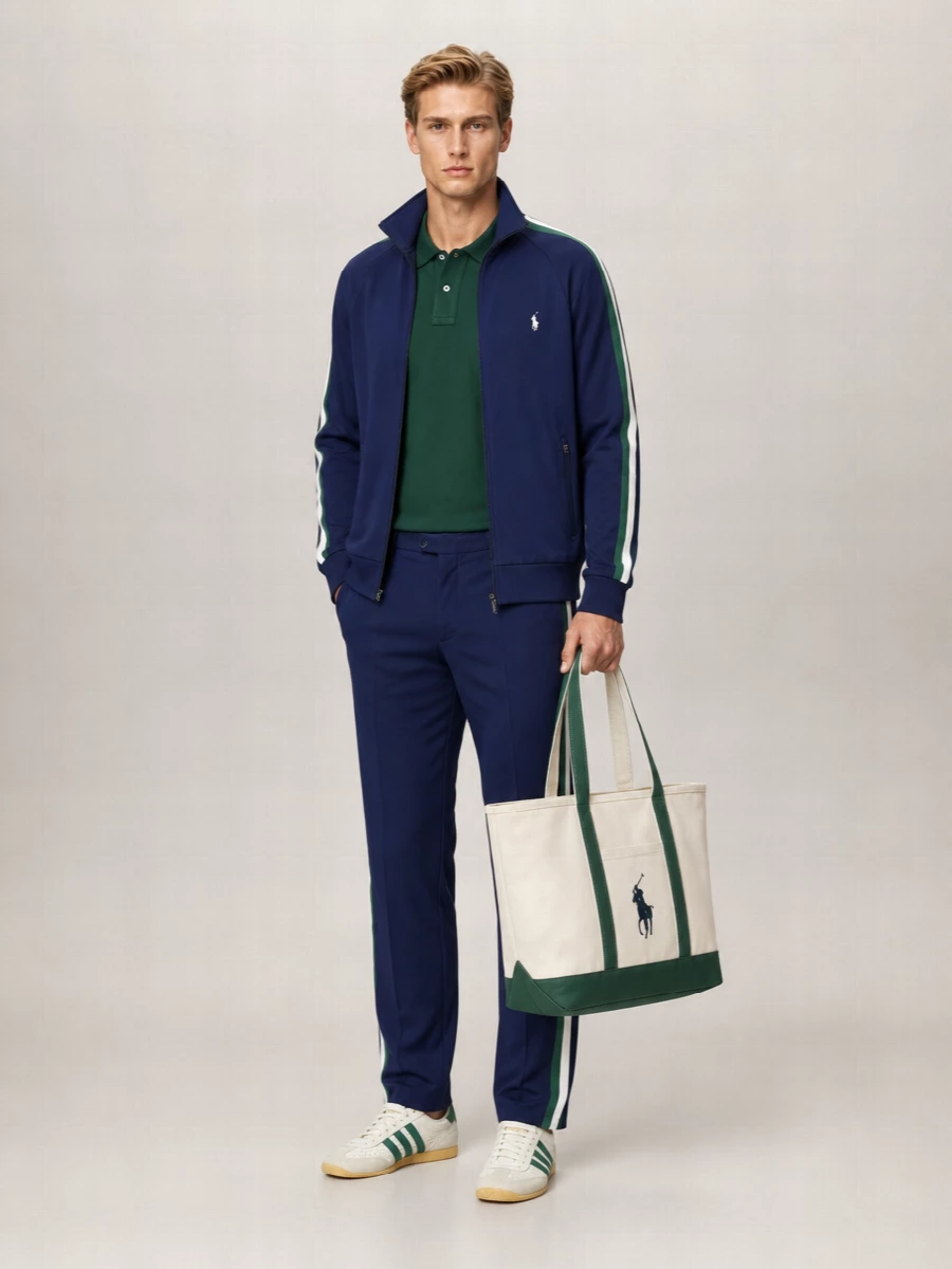 Ralph Lauren striped zip sweatshirt