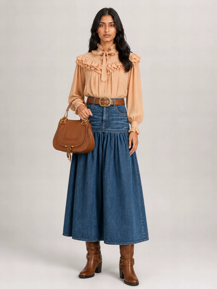 Chloé Leather Dakota Boots