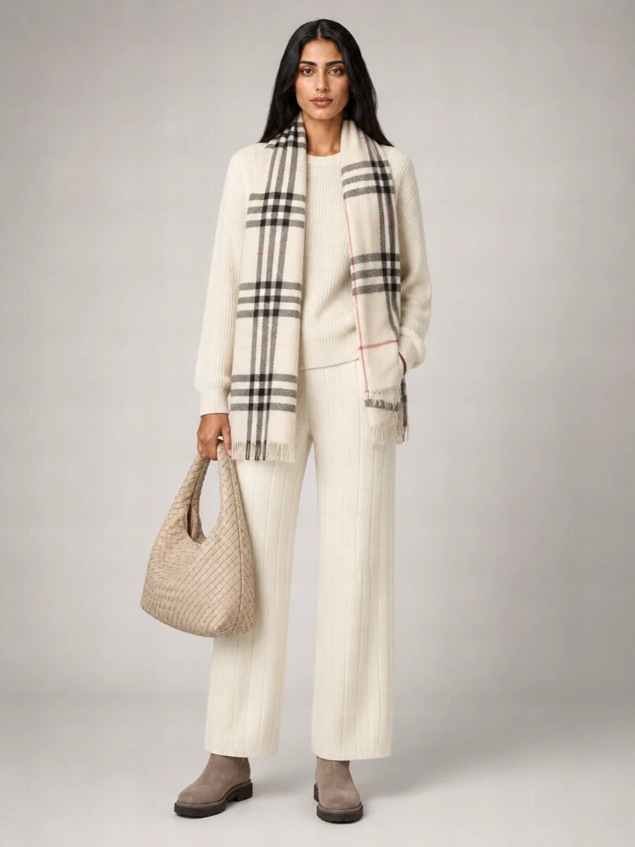 Brunello Cucinelli Cashmere Sequin Crew Neck Long-Sleeve Jumper